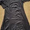 Black Round Neck A Line Rayon Kurti For Women - Image 2
